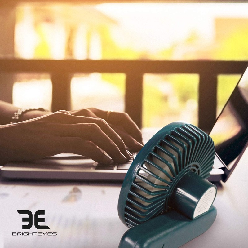 Bright Eyes - Micro USB RECHARGEABLE Mini Handheld Fan with