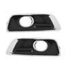 1pair Fog Light Cover Grille Bezel Left Right Fog Light