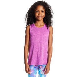 C9 Champion Girls' Performance Tank, Purple Shell Heather, XL