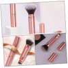 SAFIGLE 2pcs Dual-ended Retractable Makeup Brush with Cap Portable Travel