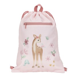Little Dutch Fairy Garden 4914 Children's Gym Bag 38 x 29 cm Pink, Fairy Garden Pink