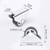 (Pack of 20) Rubber Fixed Castors 30 mm High Performance