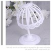 PRETYZOOM 2pcs Hat Display Stands, Table Standing Hollow-Out Hat Display