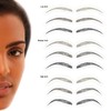 Godefroy MyBrows Long Lasting Eyebrow Transfers, Soft Arch, Light Brown,