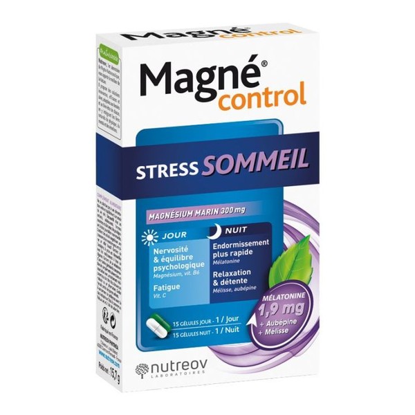 Nutréov Physcience Nutreov Magné Control Stress Sommeil 30 gélules