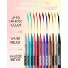 Matte Liquid Eyeliner Pen, Waterproof, Colourful Eyeliner Pen Lasts 24