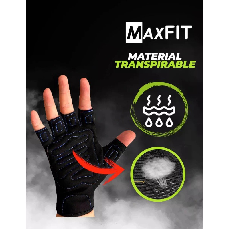 Maxfit Guantes Gym Tacticos Pesas Crossfit Gimnasio Maxfit St005