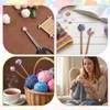 18 Pcs Knitting Needle Stoppers, Silicone Knitting Needle Point Protectors
