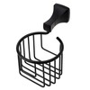 Space Aluminum Wall Mounted Toilet Paper Holder Basket Tissue Organizer