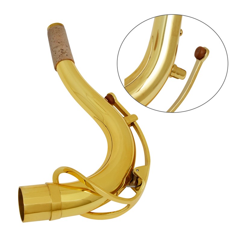 Brass Tenor Saxophone Sax Bend Neck 27.8mm Saxophone Accessores Parts