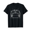 M1 Abrams Tank American Tanks Blueprint T-Shirt