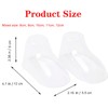 100 Pieces Clear Plastic Baby Feet Display, Baby Booties Crochet