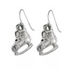 Moore's Jewelers 925 Sterling Silver Ice Skate Earrings w/ French
