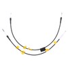 MOTOKU Rear Side Upper and Lower Door Latch Release Cable