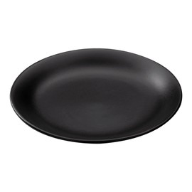 Kuhn Rikn Plate Matt Black Diameter 19 cm