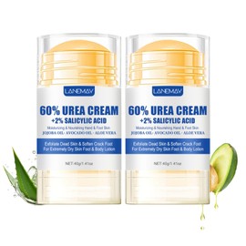 2Pcs Urea Cream, Urea Foot & Hand Cream for Cracked Heels and Dry Skin, Urea Lotion for Deep Moisturizing
