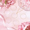 DICOSMETIC Ring Circle Charm Open Back Bezel Charm Resin Frames