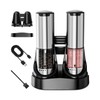 BZPP Electric Salt and Pepper Grinder Set - 6 Adjustable