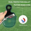 Golf Mallet Putter Cover, Pineapple Design with Sunglasses, Magnetic Closure