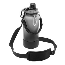 BOZ Water Bottle Strap Kit - Paracord Handle, Water Bottle Boot, Adjustable Water Bottle Shoulder Strap - Water Bottle Straps for Carrying, Water Bottle Handle Strap for 32oz Bottles