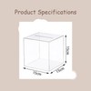 Clear Acrylic Money Box,Square Money Tin,Piggy Bank-Unopenable Savings Box