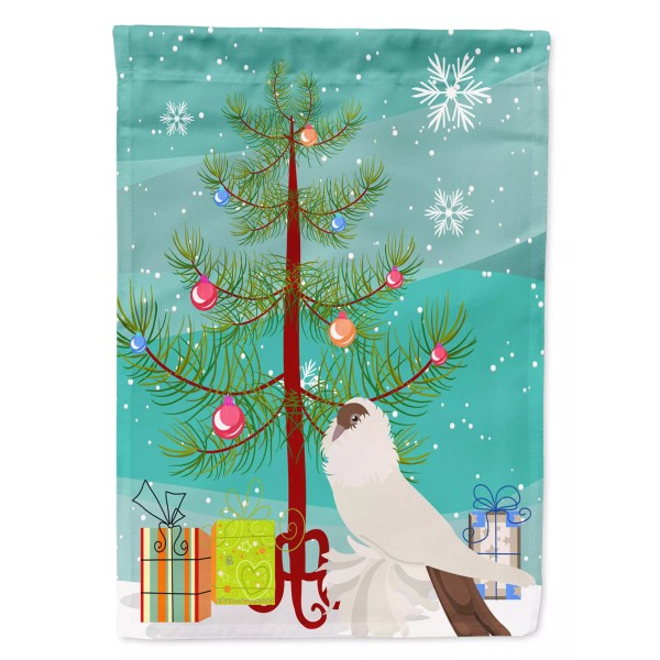 German Helmet Pigeon Christmas Flag Garden Size BB9311GF