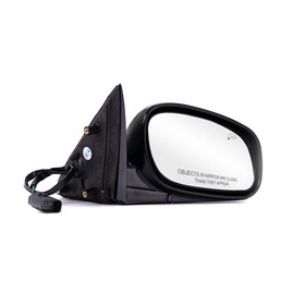 For Lincoln Town Car 2004 05 06 07 2008 Door Mirror Passenger Side | Power | Heated | Manual Folding | 12H5P Connector | Paintable | Replacement For 4W1Z17682AAB | FO1321328