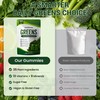 Greens Gummies, Green Supplements with Multivitamins & Minerals | Sugar
