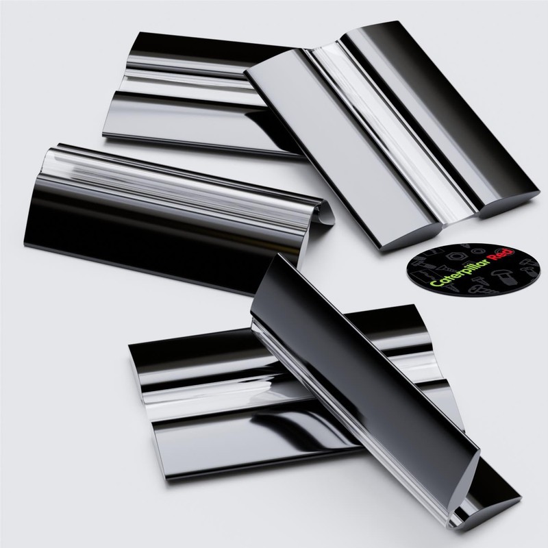 5 x 50mm Black Low Profile Flex Hinges, Flexible Living