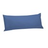 AIMANE® Long Bolster Pillowcase Cover - Body Pillow Neck Support - Orthopaedic Bolster Pillowcase Cover Nursing Pregnancy Support Long Pillowcases (Double 4.6FT, Blue)