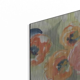 Luxe Metal Art 'Buttercup I' by Chris Paschke, 12"x12"