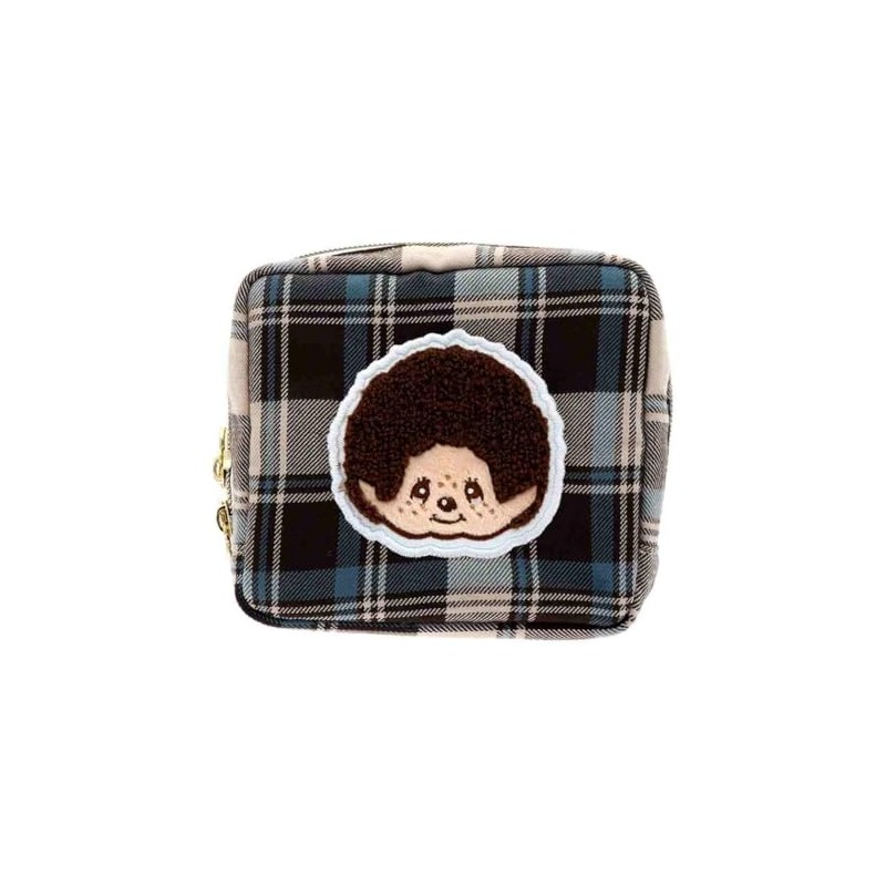 Sunstar Stationery S2337070 Monchich Goods Pouch, Sagara Embroidery, Square Up