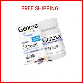 Genexa Stress for Adults | Anxiety & Irritability Relief | Fatigue Remedy | Natu
