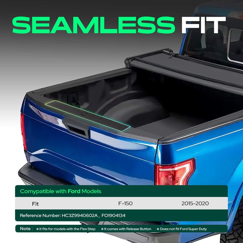YHTAUTO Tailgate Molding Trim Fit for Ford F-150 2015-2020 |