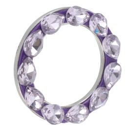 FELTECHELECTR Car Accessories for Women Ignition Decorative Circle Push Start Button Cover for Car Engine