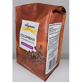 Wegman's Whole Bean Coffee "Columbian" 12oz Bag Medium Roast