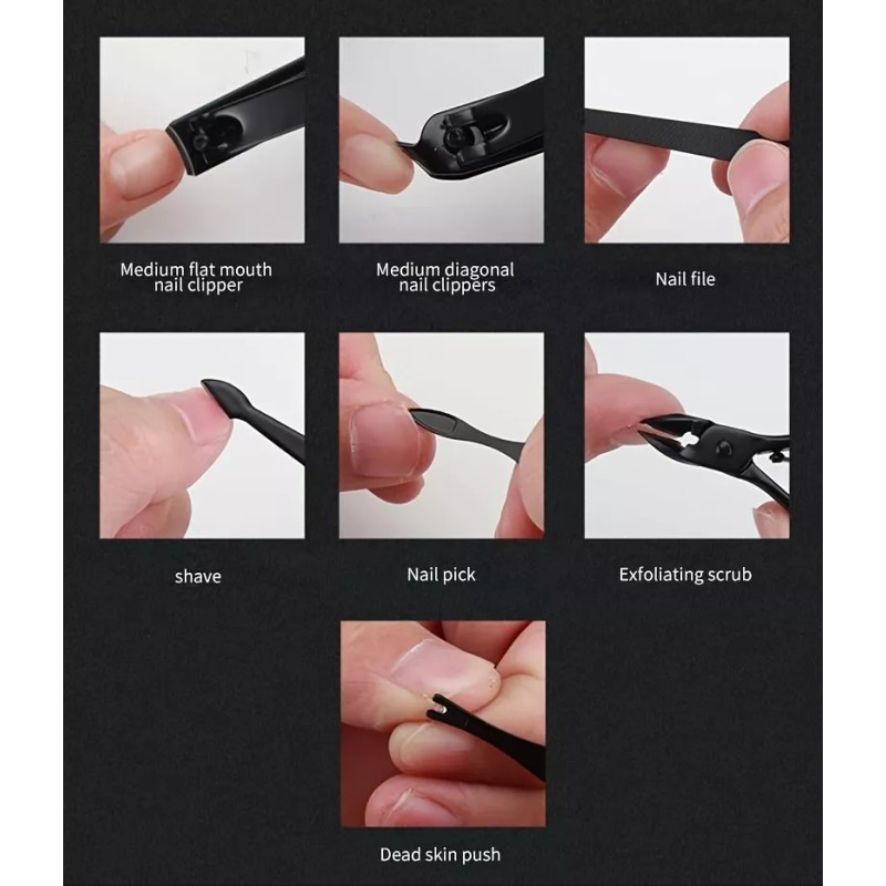 Hyxcyf Set De Manicura Pedicura Pies Manos Corta Uñas 24