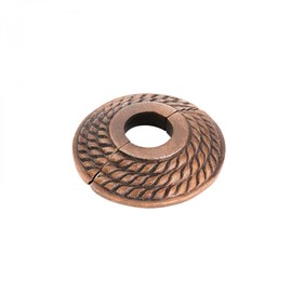 Renovators Supply Manufacturing Escutcheon Plate 3.13 in OD Escutcheon 3/4 in IPS Antique Copper Oil Rubbed Finish Aluminum Radiator Flange