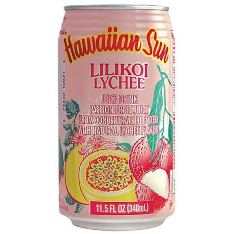 Hawaiian Sun Lilikoi Lychee 11.5 Oz 6pk