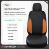 Coverado Car Seat Covers, Luxury Front Seat Covers, Leather Car