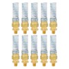(10) DOT Approved 3/8 NPT Hose Connector, Fits 3/4 O.D