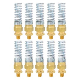 (10) DOT Approved 3/8 NPT Hose Connector, Fits 3/4 O.D x 3/8 I.D Rubber Air Hose