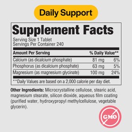 PureFormulas PureFormulas Magnesium Glycinate 100 mg Daily Support for Stress, Nerves, Sleep, Muscles, Metabolism Pure Magnesium Glycinate Supplement for Women and Men Magnesio Non-GMO 240 Tablets