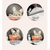 2 Stickers Mouse Reading Book in Wall 3D Sticker Decal
