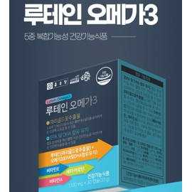 Chong Kun Dang Benefits of Lutein Omega 3 30 capsules x 2 boxes Beta Carotene Vitamin A Vitamin E Marigold Flower Extract / 루테인 오메가3 30캡슐x2박스 베타카로틴 비타민A 비타민E 마리골드꽃추출물 효능