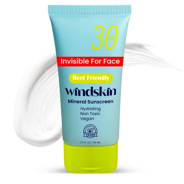 Sensitive Mineral Sunscreen Face SPF30 moisturizer, No white cast I