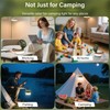 Robofun LED Solar Camping Lamp, Camping Lanterns, Dimmable with Fan,