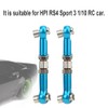 RC Steering Linkage Rod Front Rear Servo Linkage for HPI