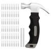 200 Pcs Hardware Nails Double Head Skirting Nails with Mini