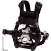 YBEKI Pro-Grade SPD Spin Bike Pedals and Straps/Toe Clip for